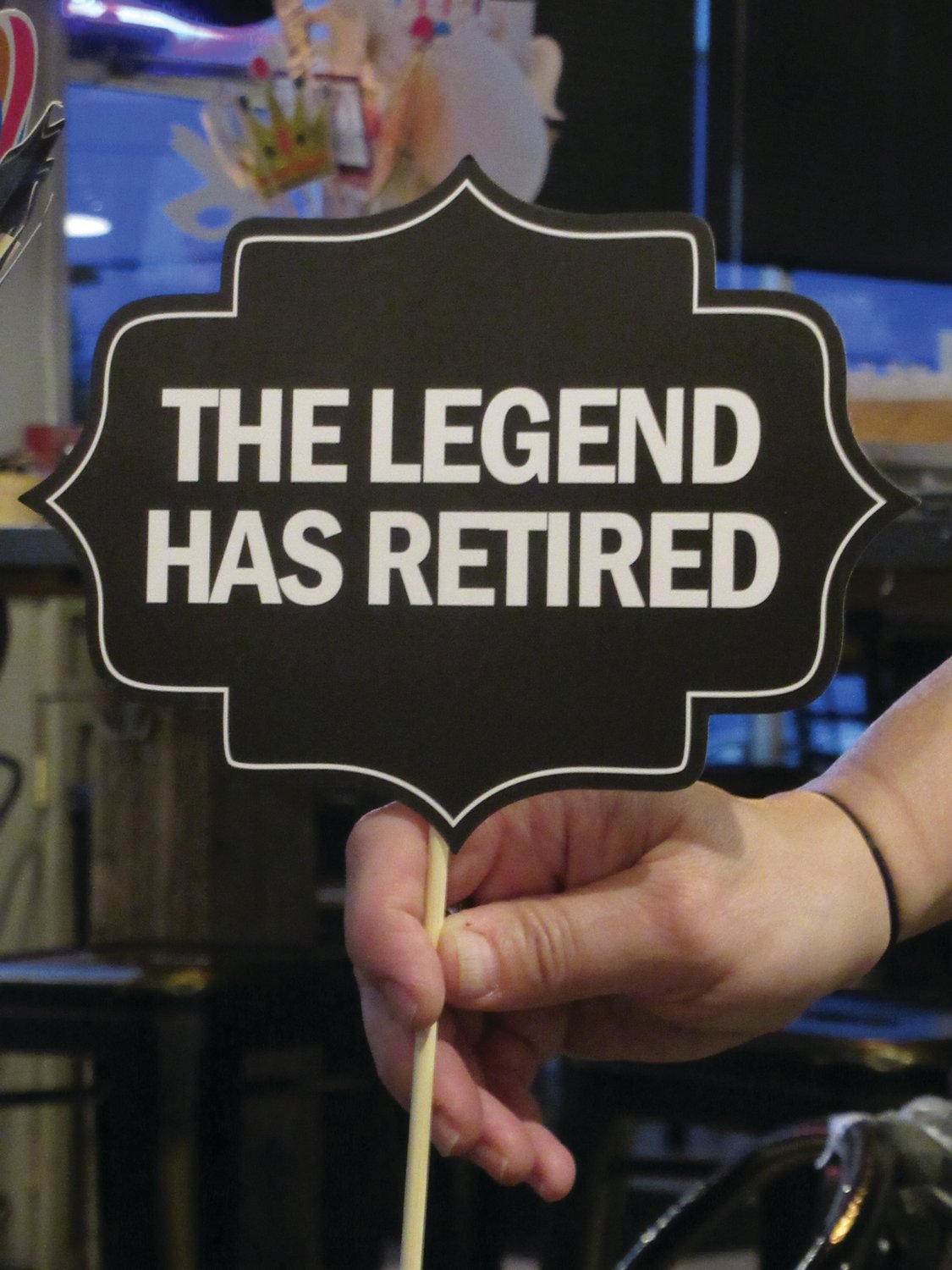 THE LEGEND: “The legend has retired,” read a decoration on countless cupcakes made by Lucia Conti at her husband-owned Emilio’s Bakery in West Warwick. There was another special slogan — “Retired